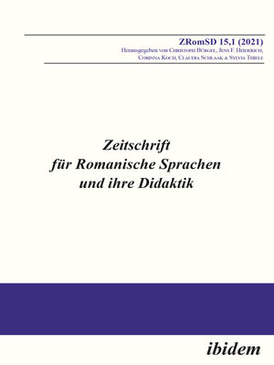 cover image of Zeitschrift für Romanische Sprachen und ihre Didaktik